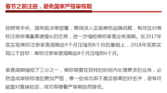 在春节之前注册商标，有你想不到的好处！