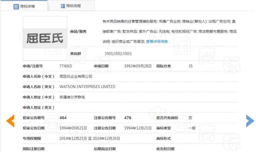 历经5年的商标权纠纷，终于成功阻止他注册”屈臣氏”商标