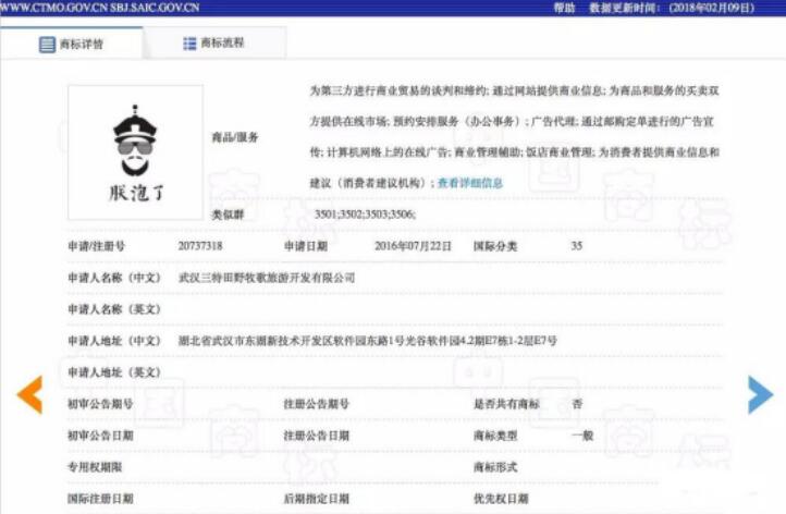 “碗上叫鸡、朕泡了、花样男宠”商标被驳回！理由竟是……