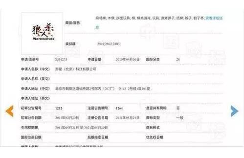 “狼人杀”游戏火爆背后的商标权之争