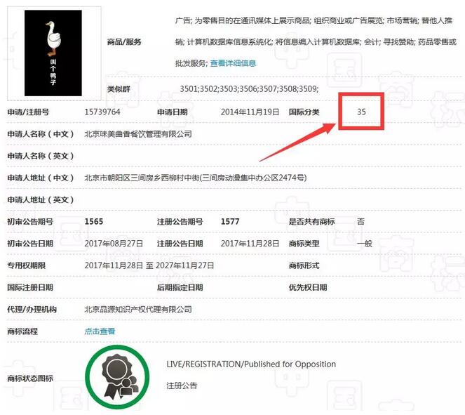 what？“叫个鸭子”商标注册成功了，那“叫了个鸡”怎么办？