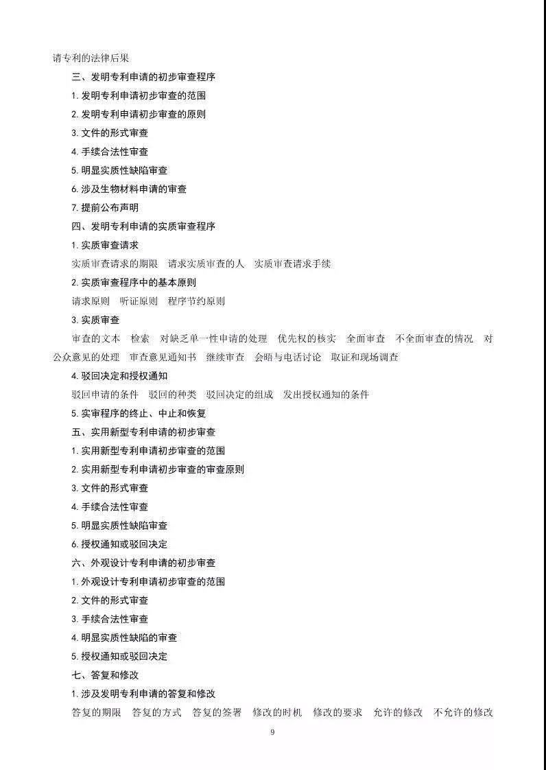 关于公布《2018年全国专利代理人资格考试大纲》的通知