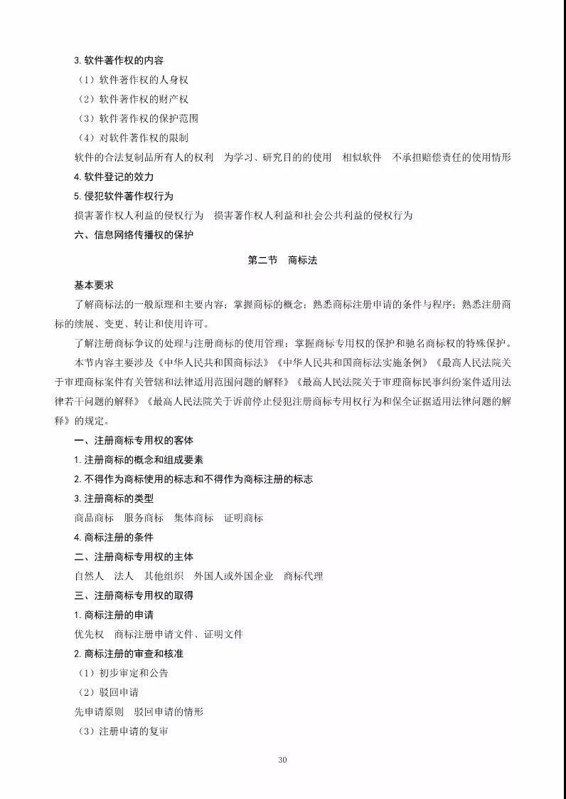 关于公布《2018年全国专利代理人资格考试大纲》的通知