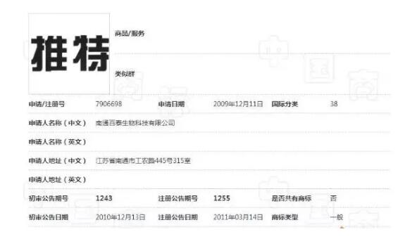 “Twitter”中文音译“推特”商标注册成功了！用途是...