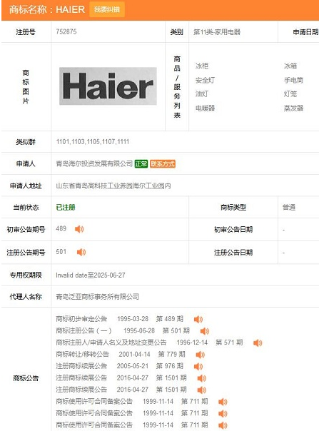 海尔兄弟45类全方位商标保护！坐稳“大裤衩”男神22年！