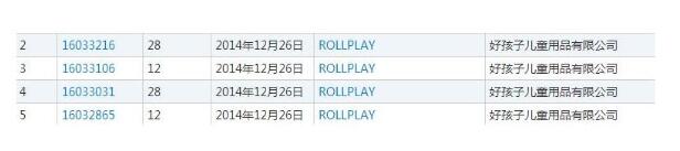 注意！ROEL-PLAY商标被行业巨头撤三！