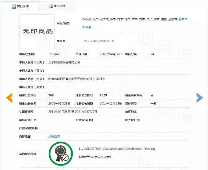 日本无印良品败诉，我国山寨商标抢注的又一次“捷报”