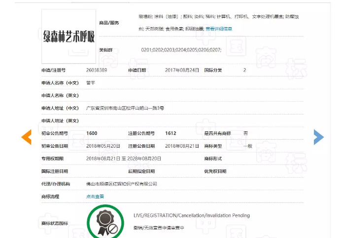 如果你也拥有商标，遇到这事，学绿森林的做法就对了