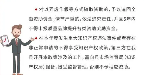 阜阳市临泉县：专利贯标奖励2万，驰名商标奖励50万