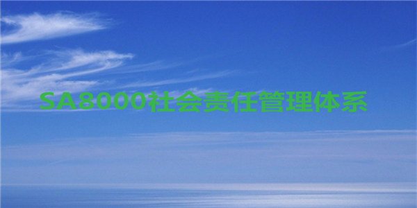 社会责任管理体系（SA8000）认证需要满足哪些条件？