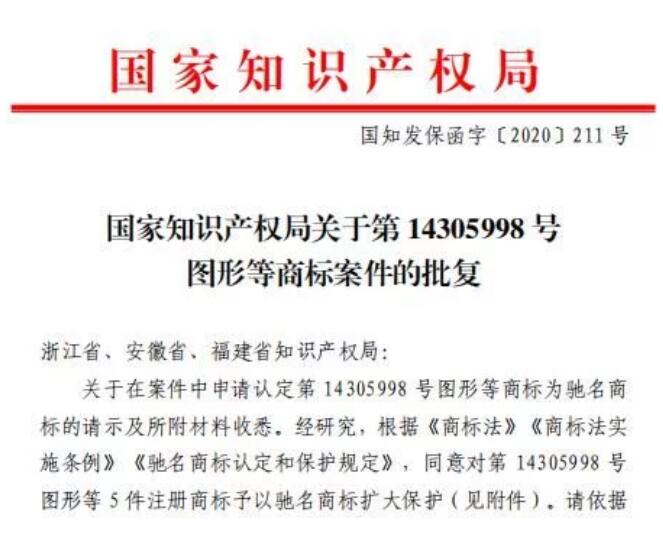 喜报！衢江区再增一件中国驰名商标