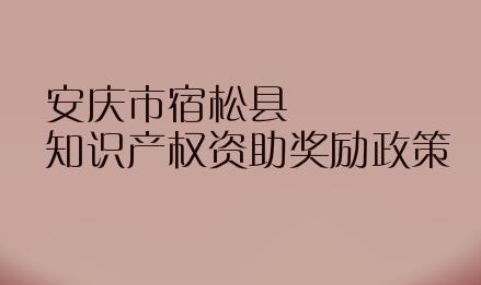 安庆市宿松县知识产权资助奖励政策，贯标奖励5万元！