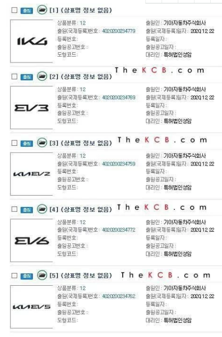 起亚注册多款电动车商标 将在2025年推出11款新车