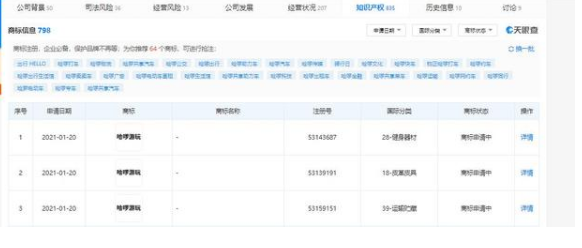 哈啰出行关联企业申请注册“哈啰游玩”商标