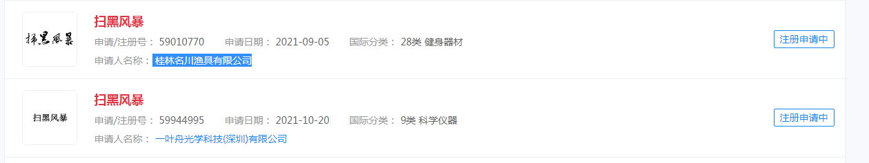 电视剧《扫黑风暴》商标被抢注，注册人却不是出品方