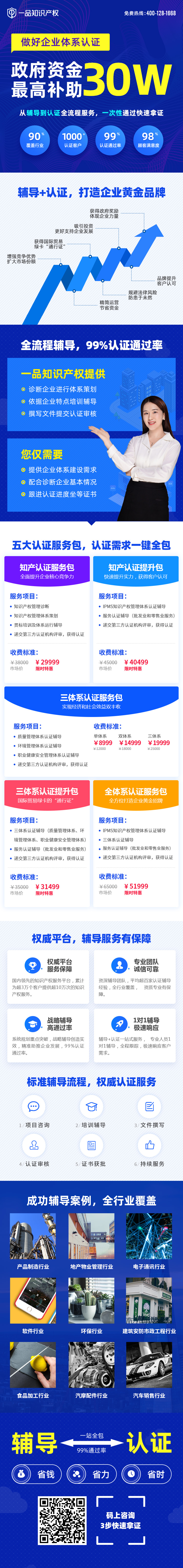 【必看】做好企业体系认证，政府资金最高补助30万！