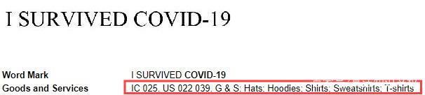 新冠病毒“COVID-19”在美国被抢注商标,已有涉及武汉的争议商品