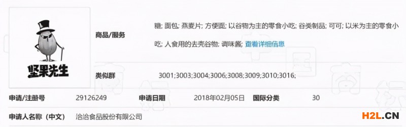 洽洽食品申请“坚果先生”商标遇阻