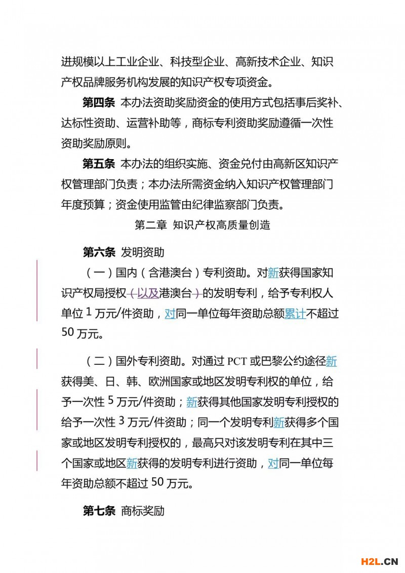 重庆高新区知识产权资助奖励办法，最高奖励50万！