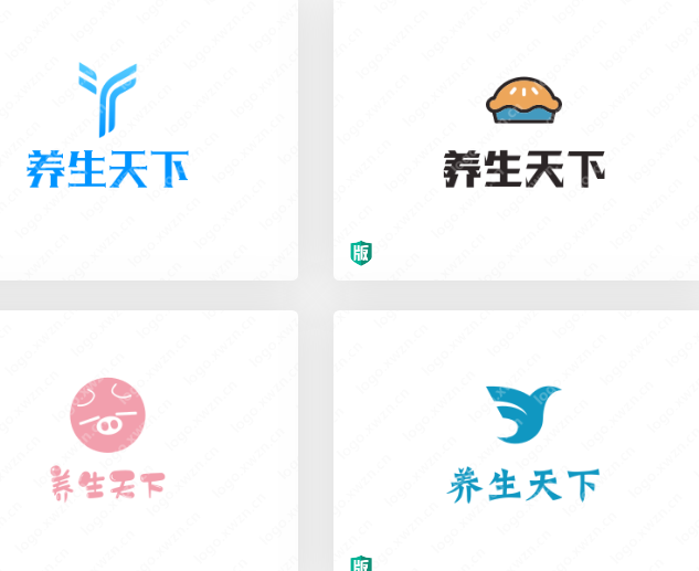 吸引眼球的养生天下logo作品赏析