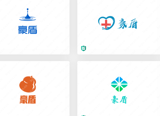 精致大气风格“豪盾”LOGO设计欣赏