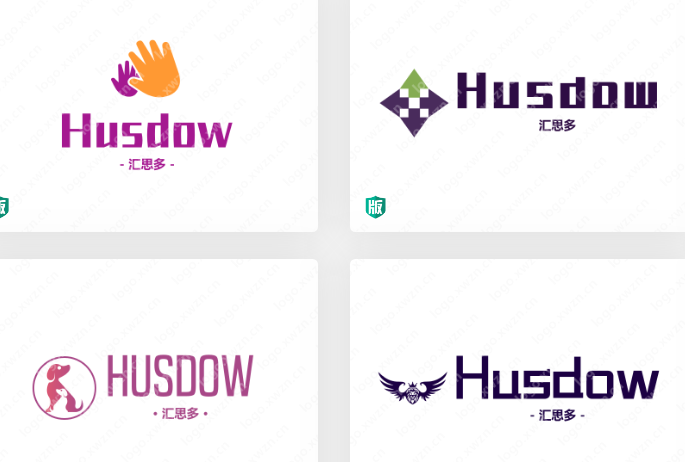 洋气时髦有国际范的　“Husdow”——汇思多，窗户行业的logo作品