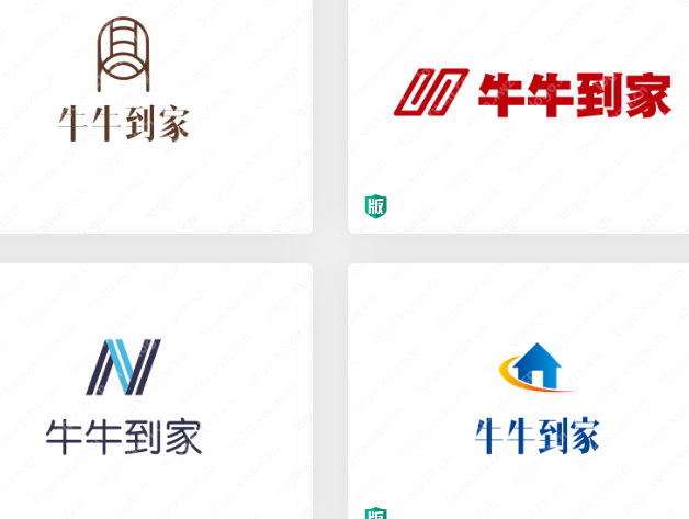 2021年是牛年，一组“牛牛到家”logo送给大家，祝大家牛气冲天