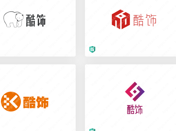如何让“酷饰”logo设计作品有张力