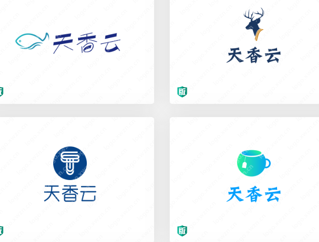 餐饮行业：天香云logo设计 ，你喜欢吗
