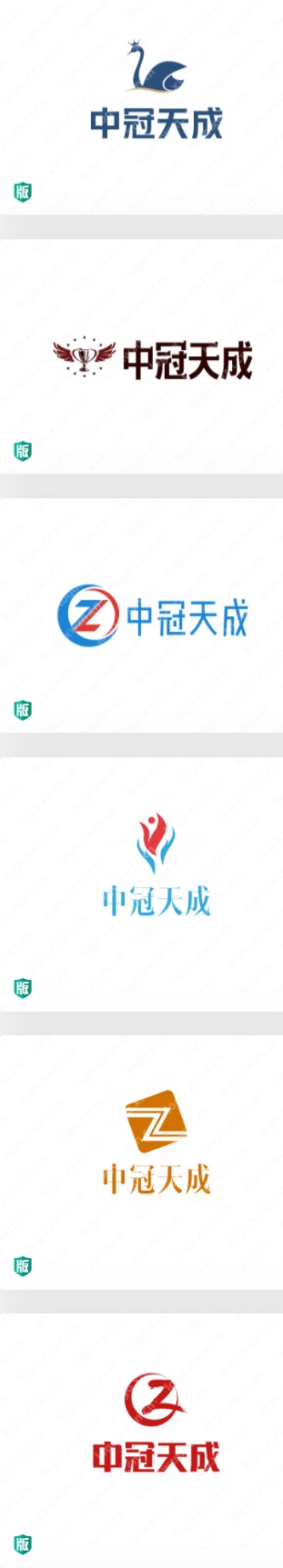 20款创意精美的“中冠天成”logo设计欣赏
