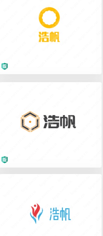 “浩帆”logo设计，寓意一帆风顺，该如何设计呢