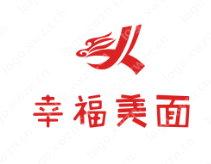 “幸福美面”logo设计，喜欢的收藏