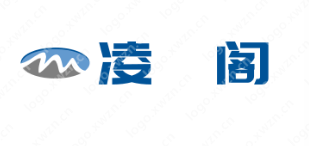 起名【凌莎阁】的logo设计案例赏析，很有意境美