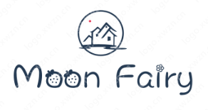 饰品英文名“Moon Fairy”logo设计作品合集
