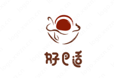 “好巴适”logo设计，寓意发展红火、事业兴旺