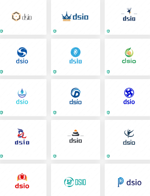 分享胶水logo怎么设计案例：dsio