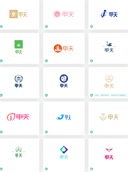 安保LOGO设计：甲天