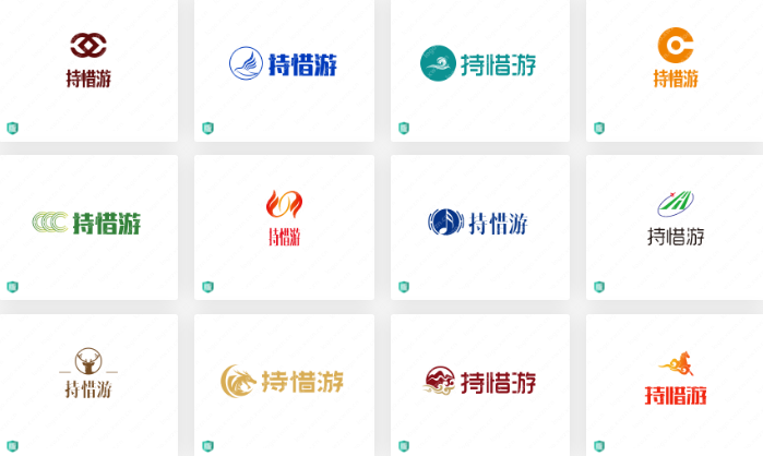 多款乡村旅游logo设计分享之持惜游
