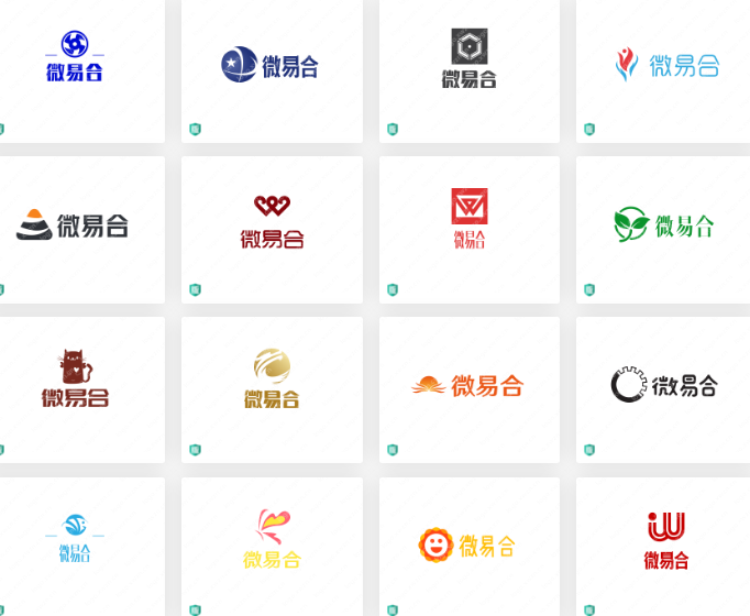 电子科技类logo设计分享之微易合
