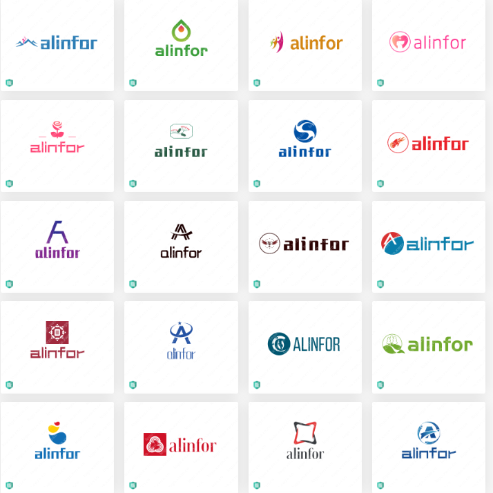 饰品行业logo设计案例合集：alinfor