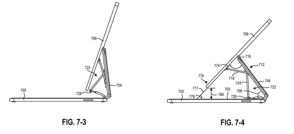 2021年7月28日微软 Surface 新专利曝光,类似苹果 iPad 妙控键盘设计 2021年7月28日微软 Surface 新专利曝光,类似苹果 iPad 妙控键盘设计