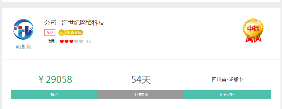 一品威客靠谱吗?威客汇世纪网络科技如何通过平台接单，成功拿下5.81万订单